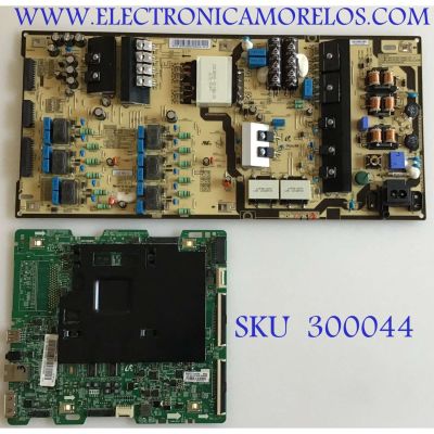 KIT DE TARJETAS SAMSUNG / MAIN BN94-10752B / BN41-02504A / BN97-10623A / FUENTE BN44-00880A  / L65E8N_KSM / PANEL CY-XK065FLLV2H / MODELO UN65KS8500FXZA FA01